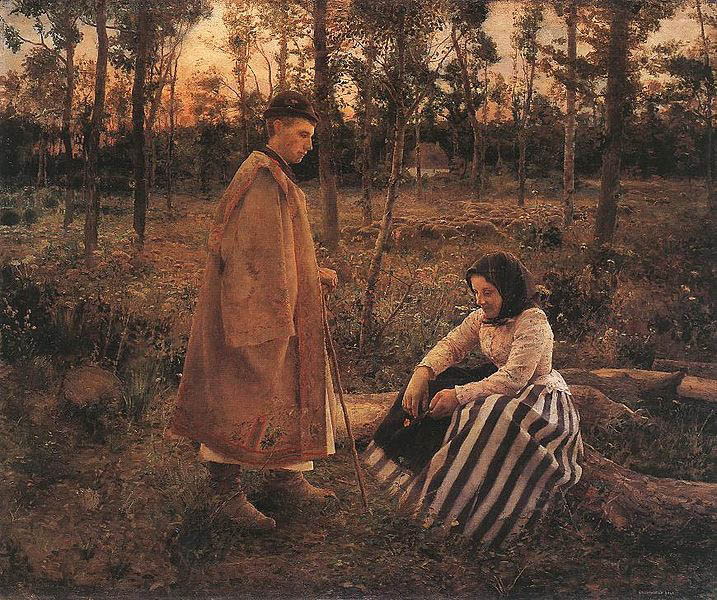 Shepherd and Peasant Woman